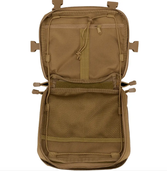 Тактическая нагрудная сумка, утилитарный тактический подсумок койот, Brandit US Cooper Chest Pack Operator 1925297760 фото