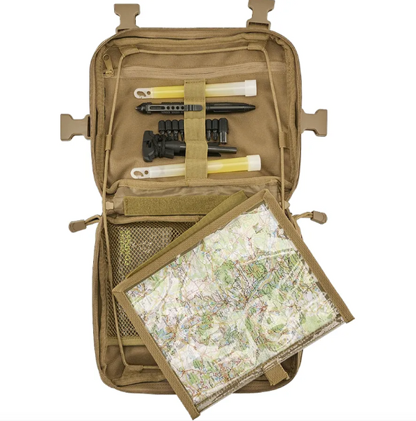 Тактическая нагрудная сумка, утилитарный тактический подсумок койот, Brandit US Cooper Chest Pack Operator 1925297760 фото