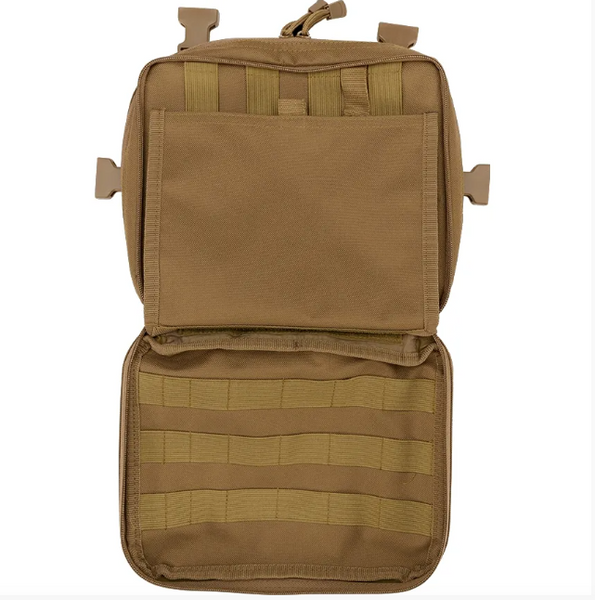 Тактическая нагрудная сумка, утилитарный тактический подсумок койот, Brandit US Cooper Chest Pack Operator 1925297760 фото