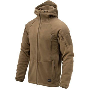 Тактическая флисовая кофта Helikon Patriot Mk2 Hybrid Fleece с капюшоном coyote койот XS 2233445580 фото