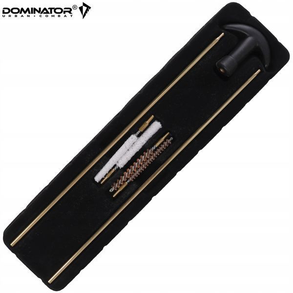 Набор для чистки оружия Dominator для пневматических винтовок карабинов и ружей 4.5 мм 5.5 мм щетки стержень 2282 фото
