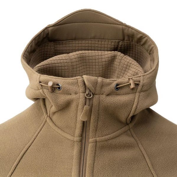 Тактическая флисовая кофта Helikon Patriot Mk2 Hybrid Fleece с капюшоном coyote койот XS 2233445580 фото