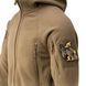 Тактическая флисовая кофта Helikon Patriot Mk2 Hybrid Fleece с капюшоном coyote койот XS 2233445580 фото 4