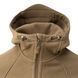 Тактическая флисовая кофта Helikon Patriot Mk2 Hybrid Fleece с капюшоном coyote койот XS 2233445580 фото 3