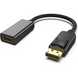 Переходник DisplayPort на HDMI черный адаптер дисплейпорт 25 см 2385 фото 2