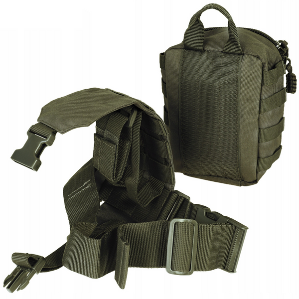 Аптечка Magnum оливкова з наповненням MOLLE Rip Away для рюкзака авто пояса кемпінгу офісу служби 2136 фото