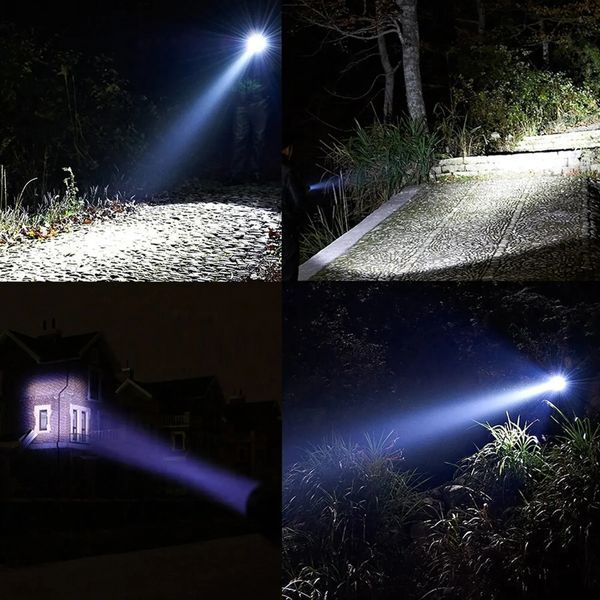 Фонарик аккумуляторный LED COB с зумом 3 режима USB (XA047) 2789 фото