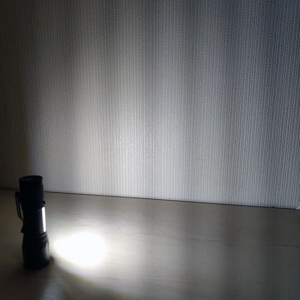 Фонарик аккумуляторный LED COB с зумом 3 режима USB (XA047) 2789 фото