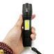 Фонарик аккумуляторный LED COB с зумом 3 режима USB (XA047) 2789 фото 4