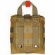 Аптечка без наполнения MFH 160x180x80 мм койот Molle сумка медицинская с липучкой для рюкзака пояса снаряжения 2137 фото 2