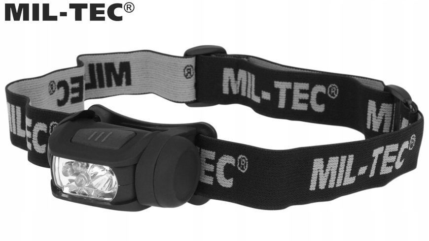 Налобный фонарик Mil-tec, фонарик 4 диода, мил-тек налобный 2013123413 фото