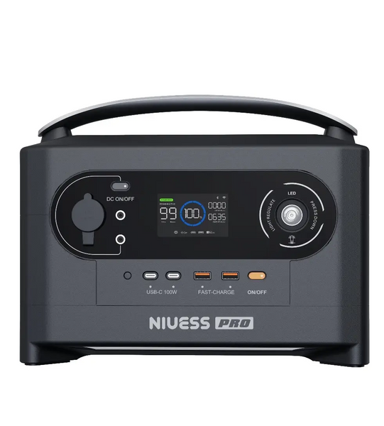 Портативная зарядная станция Niuess NE-700 700 Вт 512 Вт&middot;ч чистая синусоида быстрая зарядка AC DC USB 2653 фото