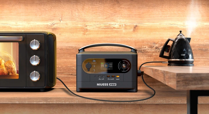 Портативная зарядная станция Niuess NE-700 700 Вт 512 Вт&middot;ч чистая синусоида быстрая зарядка AC DC USB 2653 фото