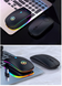 Мышь беспроводная SKY черная с RGB аккумулятор USB 2394 фото 6