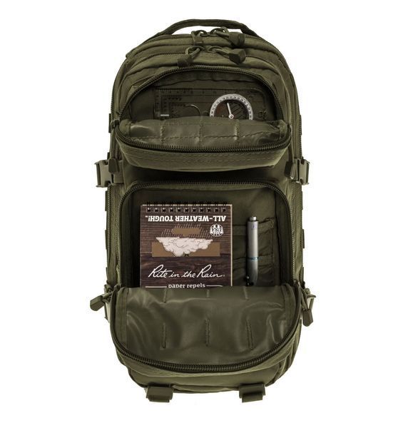 Тактический рюкзак Mil-Tec Assault Pack Small 20 л Олива, военный рюкзак ЗСУ 2206351056 фото