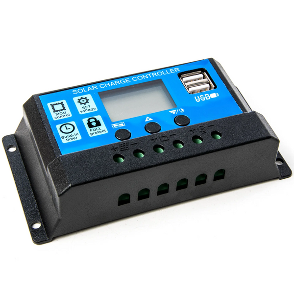 Контроллер солнечного заряда 30A 12V/24V с USB для автономных систем 2702 фото