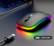 Мышь беспроводная SKY черная с RGB аккумулятор USB 2394 фото 3