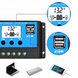 Контроллер солнечного заряда 30A 12V/24V с USB для автономных систем 2702 фото 6