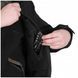 Тактическая куртка Dominator Softshell S черная водонепроницаемая с капюшоном и флисовой подкладкой 2614 фото 10