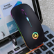 Мышь беспроводная SKY черная с RGB аккумулятор USB 2394 фото 5