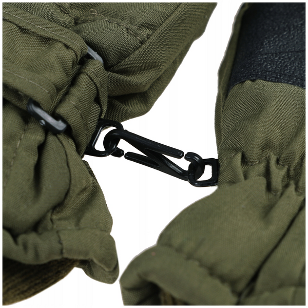 Перчатки зимние Mil-Tec 3XL оливковые двухслойные военные 2466 фото