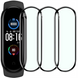 Защитное стекло для фитнес-браслета Xiaomi Mi Band 4 набор 3 шт гибридное 2515 фото 1