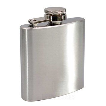 Фляга 240 мл из нержавеющей стали карманная 13.5 x 9 см (XJ4265) 2798 фото