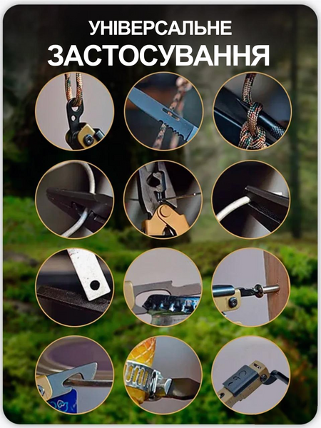 Саперный мультитул золотистый многофункциональный инструмент 13в1 2293 фото