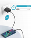 Зарядное устройство Koanni 45W с кабелем USB Type C 2м черный для iPhone MacBook iPad Samsung 2194 фото 3