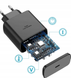 Зарядное устройство Koanni 45W с кабелем USB Type C 2м черный для iPhone MacBook iPad Samsung 2194 фото 5