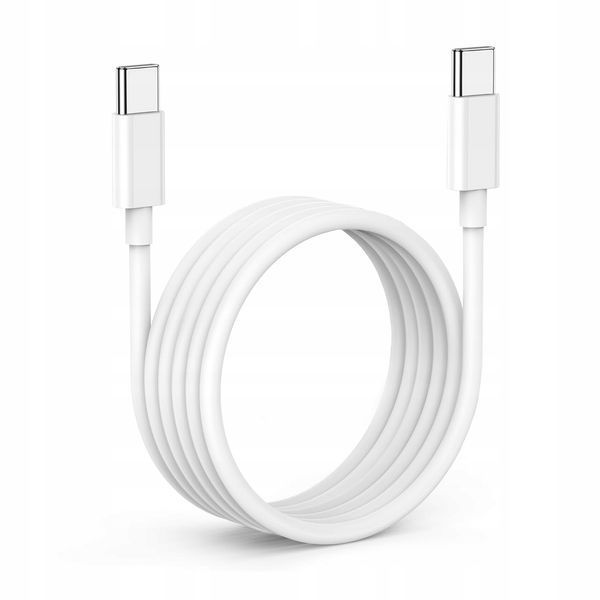 Зарядное устройство Koanni 20W с кабелем USB Type C 2м белый для iPhone MacBook iPad Samsung 2195 фото
