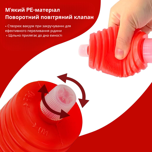 Ручной насос для перекачки жидкостей 20 л/мин сифон для топлива, воды, масла и пищевых жидкостей (XJ4110) 2847 фото