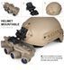 Крепление для ПНВ /NVG на шлем, Wilcox L4G24 черный Алюминий, адаптер на каску для PVS-15/18/21/31 2071748259 фото 5