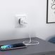 Зарядное устройство Koanni 20W с кабелем USB Type C 2м белый для iPhone MacBook iPad Samsung 2195 фото 4