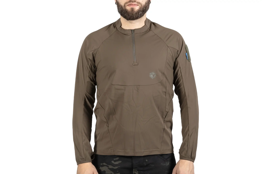 Військова термосорочка Emerson Gear Blue Label S коричнева із захистом від ультрафіолету 2481 фото