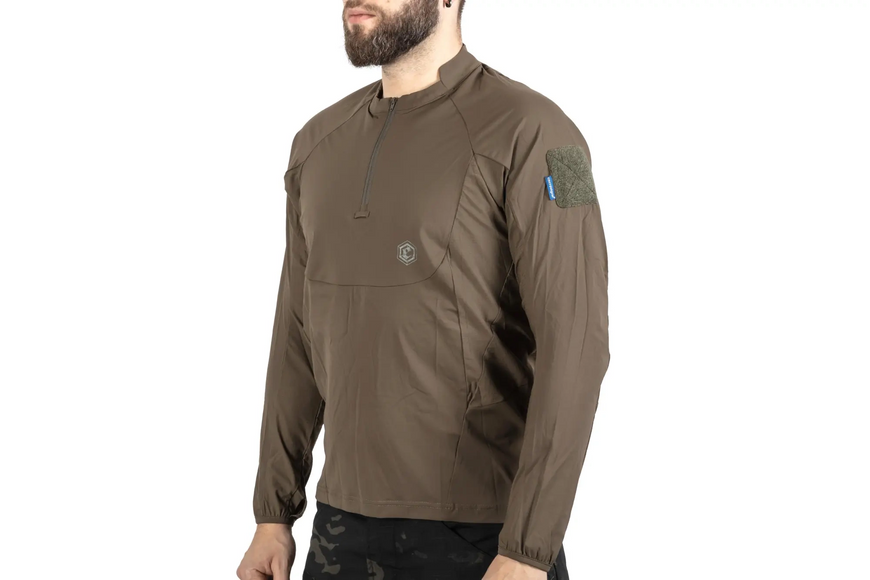 Військова термосорочка Emerson Gear Blue Label S коричнева із захистом від ультрафіолету 2481 фото