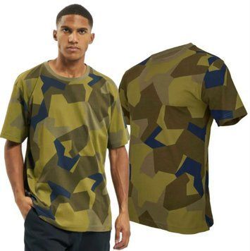 Армейская летняя футболка Swedish Camo, футболка Brandit, камуфляжная футболка XXL 2201164711 фото