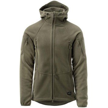 Тактическая флисовая кофта Helikon Patriot Mk2 Hybrid Fleece с капюшоном olive олива XS 2233445594 фото