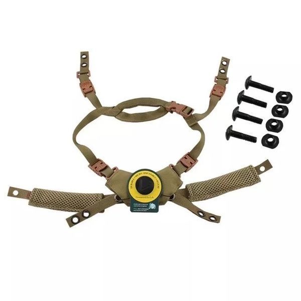 Подвесная система для шлема койот Team Wendy cam fit system+ подушечки для шлема FAST MICH 1078 фото