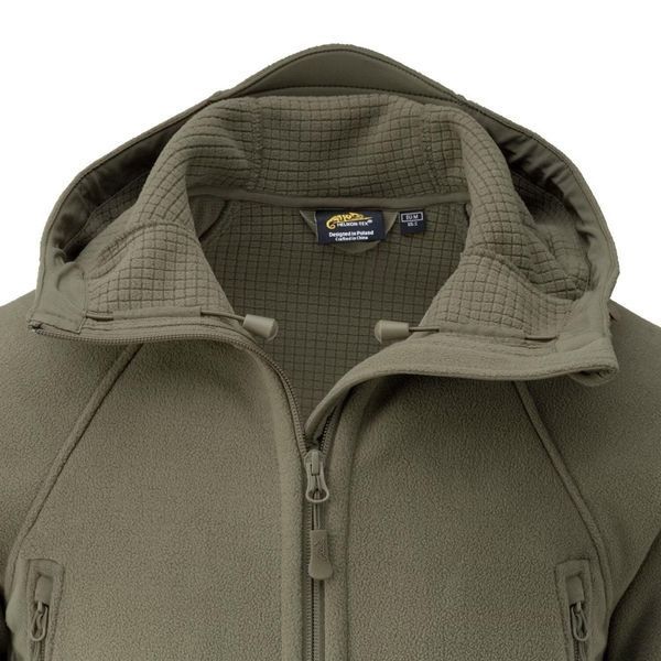 Тактическая флисовая кофта Helikon Patriot Mk2 Hybrid Fleece с капюшоном olive олива XS 2233445594 фото