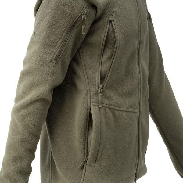 Тактическая флисовая кофта Helikon Patriot Mk2 Hybrid Fleece с капюшоном olive олива XS 2233445594 фото
