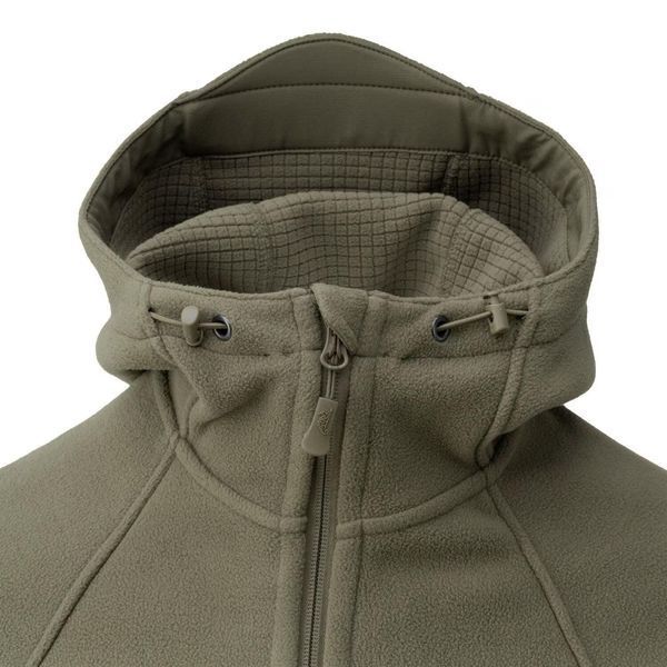 Тактическая флисовая кофта Helikon Patriot Mk2 Hybrid Fleece с капюшоном olive олива XS 2233445594 фото